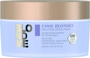 Schwarzkopf Blondme - Mascarilla Neutralizante RUBIOS FRÍOS 200 Ml 3 Schwarzkopf Blondme - Mascarilla Neutralizante RUBIOS FRÍOS 200 Ml