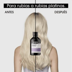 L`Oréal Serie Expert - Champú Chroma Crème VIOLETA (antiamarillo) 1500 Ml -Estiloy Cabelle 12261 foto2