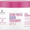 Schwarzkopf Bonacure - Mascarilla PH 4.5 COLOR FREEZE Silver 500 Ml -Estiloy Cabelle 12316 2
