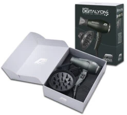 Parlux - Secador DIGITALYON Antracita 2400 Watios + Difusor Magic Sense