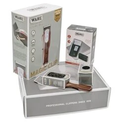 Wahl - Pack Máquina Cortapelo MAGIC CLIP Cordless 5V + Afeitadora SUPER CLOSE + Cepillo FADE BRUSH + Cepillo FADE NUDILLO