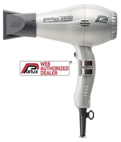 Parlux - Secador De Pelo 3800 ECO FRIENDLY IONIC CERAMIC Plata 2100 Watios