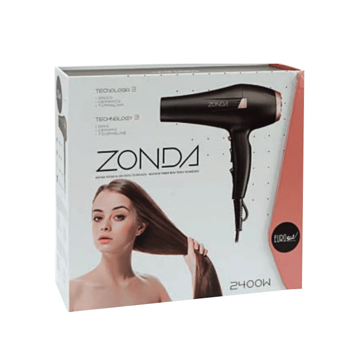 Eurostil - Secador Profesional ZONDA Iónico ROSA 2400w (04993/70) 5 Eurostil - Secador Profesional ZONDA Iónico ROSA 2400w (04993/70) - Imagen 3